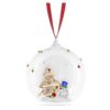 Adorno de bola con árbol y muñeco de nieve «Holiday Cheers»