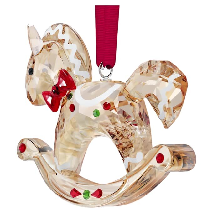Adorno de caballo de balancín de pan de jengibre «Holiday Cheers» Adorno de caballo de balancín de pan de jengibre «Holiday Cheers»