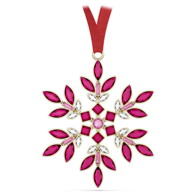 Adorno navideño Gema rojo Adorno navideño Gema rojo