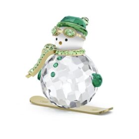 Alegría navideña: Muñeco de nieve Dulcis verde