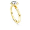Anillo con bisel octogonal, diamantes cultivados en laboratorio de 1,0 ct en total, forma octogonal, oro amarillo de 14K Anillo con bisel octogonal, diamantes cultivados en laboratorio de 1,0 ct en total, forma octogonal, oro amarillo de 14K