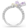 Anillo con motivo Ariana Grande X Swarovski de cortes mixtos, libélula, multicolor, chapado en rodio