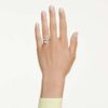 Anillo con motivo Idyllia, cortes mixtos, corazón, rosa, acabado de metales mixtos Anillo con motivo Idyllia, cortes mixtos, corazón, rosa, acabado de metales mixtos