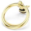 Anillo con motivo Idyllia de cortes mixtos, abeja, multicolor, chapado en tono dorado Anillo con motivo Idyllia de cortes mixtos, abeja, multicolor, chapado en tono dorado
