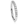 Anillo de banda de eternidad con diamantes cultivados en laboratorio de 0,4 ct en total, forma redonda, plata esterlina Anillo de banda de eternidad con diamantes cultivados en laboratorio de 0,4 ct en total, forma redonda, plata esterlina