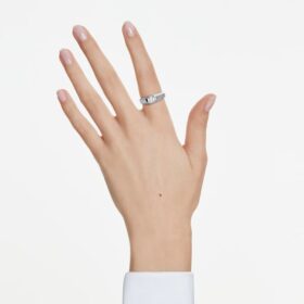 Anillo de banda octogonal con diamantes cultivados en laboratorio de 1,0 ct en total, forma octogonal, oro blanco de 14K Anillo de banda octogonal con diamantes cultivados en laboratorio de 1,0 ct en total, forma octogonal, oro blanco de 14K