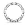 Anillo de banda octogonal con diamantes cultivados en laboratorio de 2,4 quilates en total, forma octogonal, oro blanco de 14K Anillo de banda octogonal con diamantes cultivados en laboratorio de 2,4 quilates en total, forma octogonal, oro blanco de 14K
