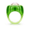Anillo de cóctel Dulcis con corte cojín, pavé, multicolor Anillo de cóctel Dulcis con corte cojín, pavé, multicolor