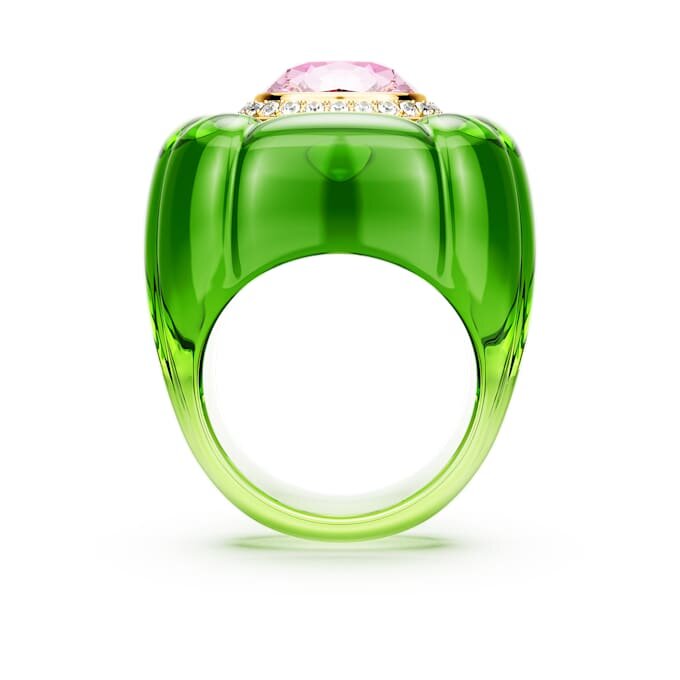 Anillo de cóctel Dulcis con corte cojín, pavé, multicolor Anillo de cóctel Dulcis con corte cojín, pavé, multicolor