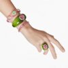Anillo de cóctel Dulcis con corte cojín, pavé, multicolor Anillo de cóctel Dulcis con corte cojín, pavé, multicolor