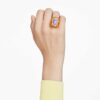 Anillo de cóctel Dulcis, corte cojín, pavé, amarillo Anillo de cóctel Dulcis, corte cojín, pavé, amarillo