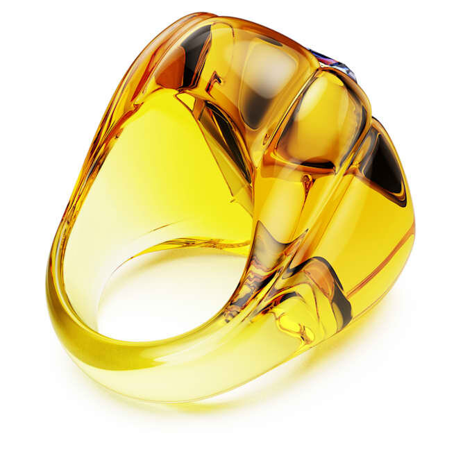 Anillo de cóctel Dulcis, corte cojín, pavé, amarillo Anillo de cóctel Dulcis, corte cojín, pavé, amarillo