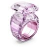 Anillo de cóctel Lucent con corte octogonal, rosa Anillo de cóctel Lucent con corte octogonal, rosa
