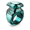 Anillo de cóctel Lucent con corte octogonal, verde Anillo de cóctel Lucent con corte octogonal, verde