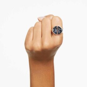 Anillo de cóctel Lucent gris, chapado en rodio Anillo de cóctel Lucent gris, chapado en rodio