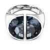 Anillo de cóctel Lucent gris, chapado en rodio Anillo de cóctel Lucent gris, chapado en rodio