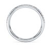 Anillo de eternidad con diamantes cultivados en laboratorio, 0,2 ct en total, forma redonda, oro blanco de 14K Anillo de eternidad con diamantes cultivados en laboratorio, 0,2 ct en total, forma redonda, oro blanco de 14K