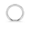 Anillo de eternidad con diamantes cultivados en laboratorio, 0,5 ct en total, forma redonda, oro blanco de 14K Anillo de eternidad con diamantes cultivados en laboratorio, 0,5 ct en total, forma redonda, oro blanco de 14K