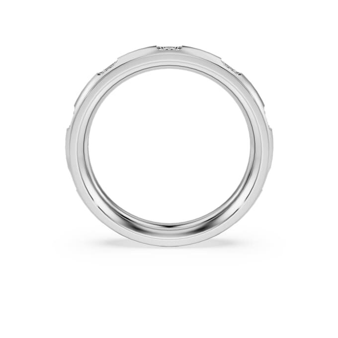 Anillo de eternidad con diamantes cultivados en laboratorio, 0,5 ct en total, forma redonda, oro blanco de 14K Anillo de eternidad con diamantes cultivados en laboratorio, 0,5 ct en total, forma redonda, oro blanco de 14K