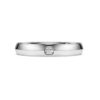 Anillo de eternidad con diamantes cultivados en laboratorio de 0,05 ct en total, forma redonda, oro blanco de 14K Anillo de eternidad con diamantes cultivados en laboratorio de 0,05 ct en total, forma redonda, oro blanco de 14K