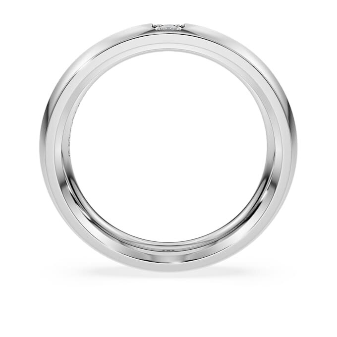 Anillo de eternidad con diamantes cultivados en laboratorio de 0,05 ct en total, forma redonda, oro blanco de 14K Anillo de eternidad con diamantes cultivados en laboratorio de 0,05 ct en total, forma redonda, oro blanco de 14K