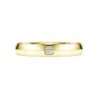Anillo de eternidad con diamantes cultivados en laboratorio de 0,05 quilates en total, forma redonda, oro amarillo de 14K Anillo de eternidad con diamantes cultivados en laboratorio de 0,05 quilates en total, forma redonda, oro amarillo de 14K