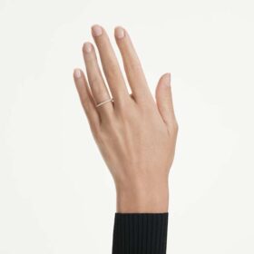Anillo de eternidad con diamantes cultivados en laboratorio de 0,2 ct en total, forma redonda, oro amarillo de 14K Anillo de eternidad con diamantes cultivados en laboratorio de 0,2 ct en total, forma redonda, oro amarillo de 14K
