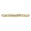 Anillo de eternidad con diamantes cultivados en laboratorio de 0,2 ct en total, forma redonda, oro amarillo de 14K Anillo de eternidad con diamantes cultivados en laboratorio de 0,2 ct en total, forma redonda, oro amarillo de 14K