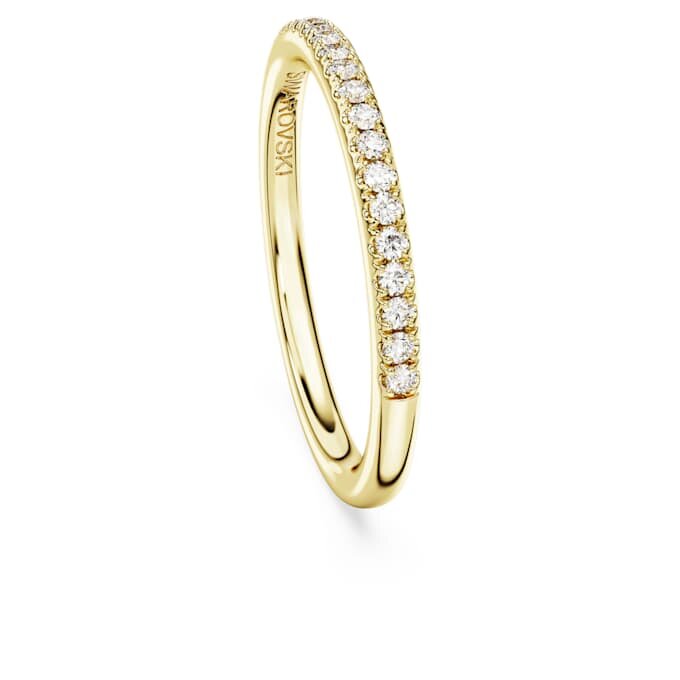 Anillo de eternidad con diamantes cultivados en laboratorio de 0,2 ct en total, forma redonda, oro amarillo de 14K Anillo de eternidad con diamantes cultivados en laboratorio de 0,2 ct en total, forma redonda, oro amarillo de 14K