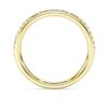 Anillo de eternidad con diamantes cultivados en laboratorio de 0,2 ct en total, forma redonda, oro amarillo de 14K Anillo de eternidad con diamantes cultivados en laboratorio de 0,2 ct en total, forma redonda, oro amarillo de 14K