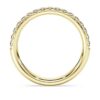 Anillo de eternidad con diamantes cultivados en laboratorio de 0,4 ct en total, forma redonda, oro amarillo de 14K Anillo de eternidad con diamantes cultivados en laboratorio de 0,4 ct en total, forma redonda, oro amarillo de 14K