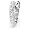 Anillo Dextera blanco, chapado en rodio