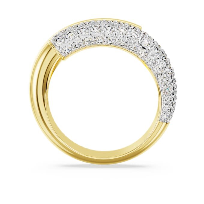 Anillo Dextera blanco, chapado en tono dorado Anillo Dextera blanco, chapado en tono dorado