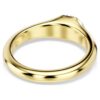 Anillo Dextera con cortes mixtos, blanco, chapado en tono dorado Anillo Dextera con cortes mixtos, blanco, chapado en tono dorado