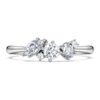 Anillo Galaxy con diamantes cultivados en laboratorio de 0,43 ct en total, formas mixtas, plata esterlina Anillo Galaxy con diamantes cultivados en laboratorio de 0,43 ct en total, formas mixtas, plata esterlina