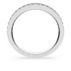Anillo Matrix blanco, chapado en rodio