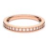 Anillo Matrix blanco, chapado en tono oro rosa Anillo Matrix blanco, chapado en tono oro rosa