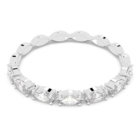 Anillo Matrix Vittore con corte marquesa, blanco, chapado en rodio Anillo Matrix Vittore con corte marquesa, blanco, chapado en rodio