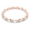 Anillo Matrix Vittore con corte marquesa, blanco, chapado en tono oro rosa Anillo Matrix Vittore con corte marquesa, blanco, chapado en tono oro rosa