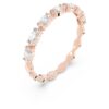 Anillo Matrix Vittore con corte marquesa, blanco, chapado en tono oro rosa Anillo Matrix Vittore con corte marquesa, blanco, chapado en tono oro rosa