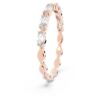 Anillo Matrix Vittore con corte marquesa, blanco, chapado en tono oro rosa Anillo Matrix Vittore con corte marquesa, blanco, chapado en tono oro rosa