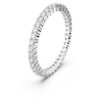 Anillo Matrix Vittore, corte redondo, blanco, acabado plateado Anillo Matrix Vittore, corte redondo, blanco, acabado plateado