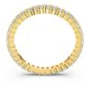 Anillo Matrix Vittore de corte redondo, blanco, acabado dorado Anillo Matrix Vittore de corte redondo, blanco, acabado dorado