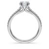 Anillo solitario Eternity con diamantes cultivados en laboratorio de 1,2 Ct en total, forma redonda, oro blanco de 14K Anillo solitario Eternity con diamantes cultivados en laboratorio de 1,2 Ct en total, forma redonda, oro blanco de 14K