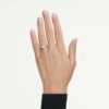 Anillo solitario Eternity Halo con diamantes cultivados en laboratorio de 0,45 ct en total, forma redonda, plata esterlina Anillo solitario Eternity Halo con diamantes cultivados en laboratorio de 0,45 ct en total, forma redonda, plata esterlina