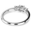 Anillo Stilla Attract de corte redondo, blanco, acabado plateado Anillo Stilla Attract de corte redondo, blanco, acabado plateado