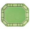 Bandeja Signum de porcelana, grande, verde Bandeja Signum de porcelana, grande, verde