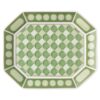 Bandeja Signum de porcelana, pequeña, verde Bandeja Signum de porcelana, pequeña, verde