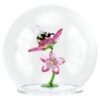 Bola de cristal Idyllia con abeja y flores Bola de cristal Idyllia con abeja y flores