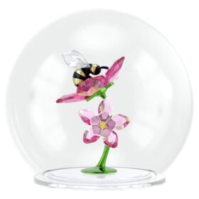 Bola de cristal Idyllia con abeja y flores